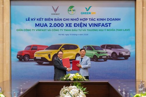 Một hãng taxi sẽ chuyển đổi toàn bộ sang xe điện VinFast - Ảnh 1.