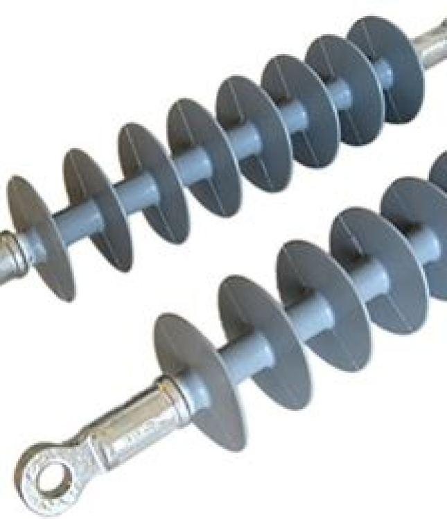 Giá phụ kiện, vật tư lắp trạm biến áp - Chuỗi sứ treo Polymer 24kV