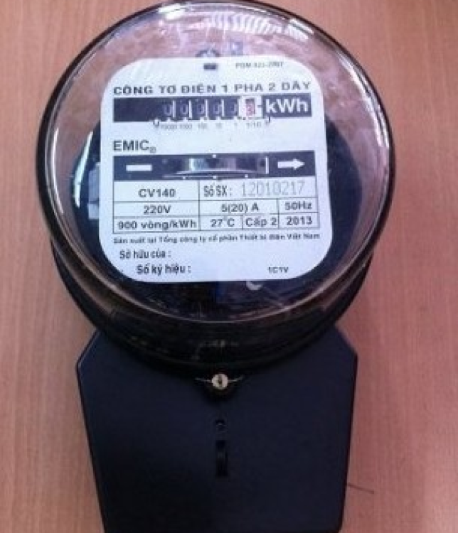 Giá công tơ điện kWh 1pha 220V