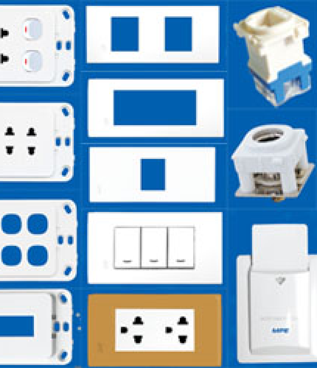 Giá thiết bị công tắc, ổ cắm, phụ kiện - SINO